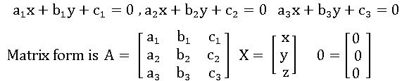 hogenious equations