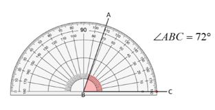 ts vi class measure of angle 72 degrees