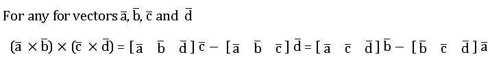 TS inter 1A vector product of four vectors 1