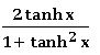 TS inter Hyperbolic functions 13