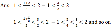 rational number between two numbers 