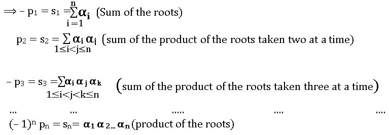 TS inter 2A relaton between zeros and coefficients