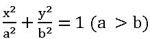 TS inter 2B eccentricity of ellipse form equation5