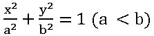TS inter 2B eccentricity of ellipse form equation6