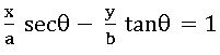 TS inter 2B equation of tangent to the Hyperbola