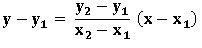 equation of the line two
