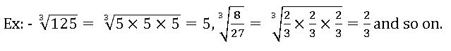 example for cube root