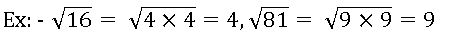 example for sqrt
