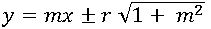 ts inter 2B condition for a line to be a tangent 4