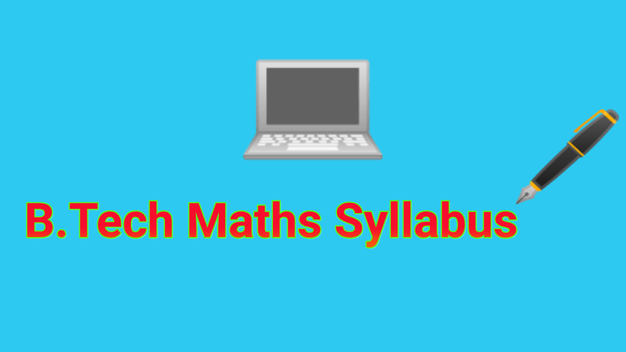 Engineering Math Syllabus( M1,M2 & M3) | Basics In Maths