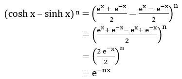 Hyperbolic Functions 25