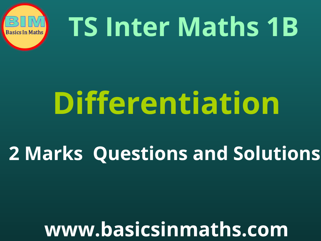 Differentiation Differentiation
