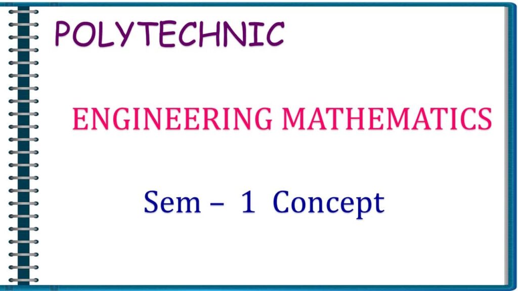 Polytechnic Engineering Maths Feature Image for Sem 1 Concept
