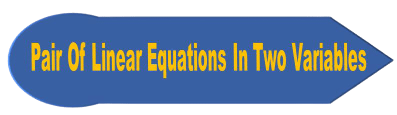 Pair Of linear equations in two variables Feature Image