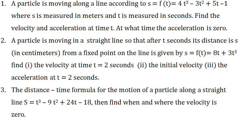 inter maths 1B Rate Measure 4 marks imp qns - 1