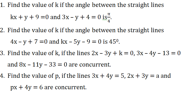 inter maths 1B Straight 4 marks imp qns - 1