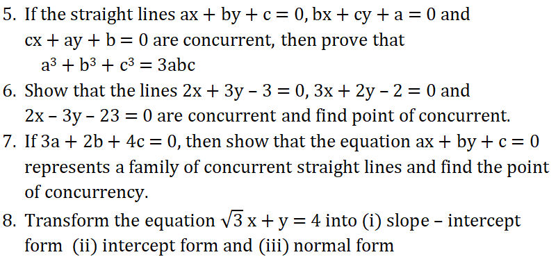 inter maths 1B Straight 4 marks imp qns - 2