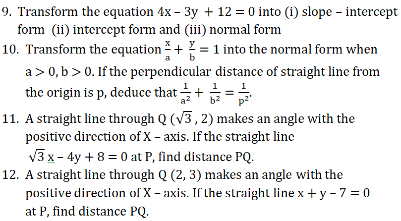 inter maths 1B Straight 4 marks imp qns - 3
