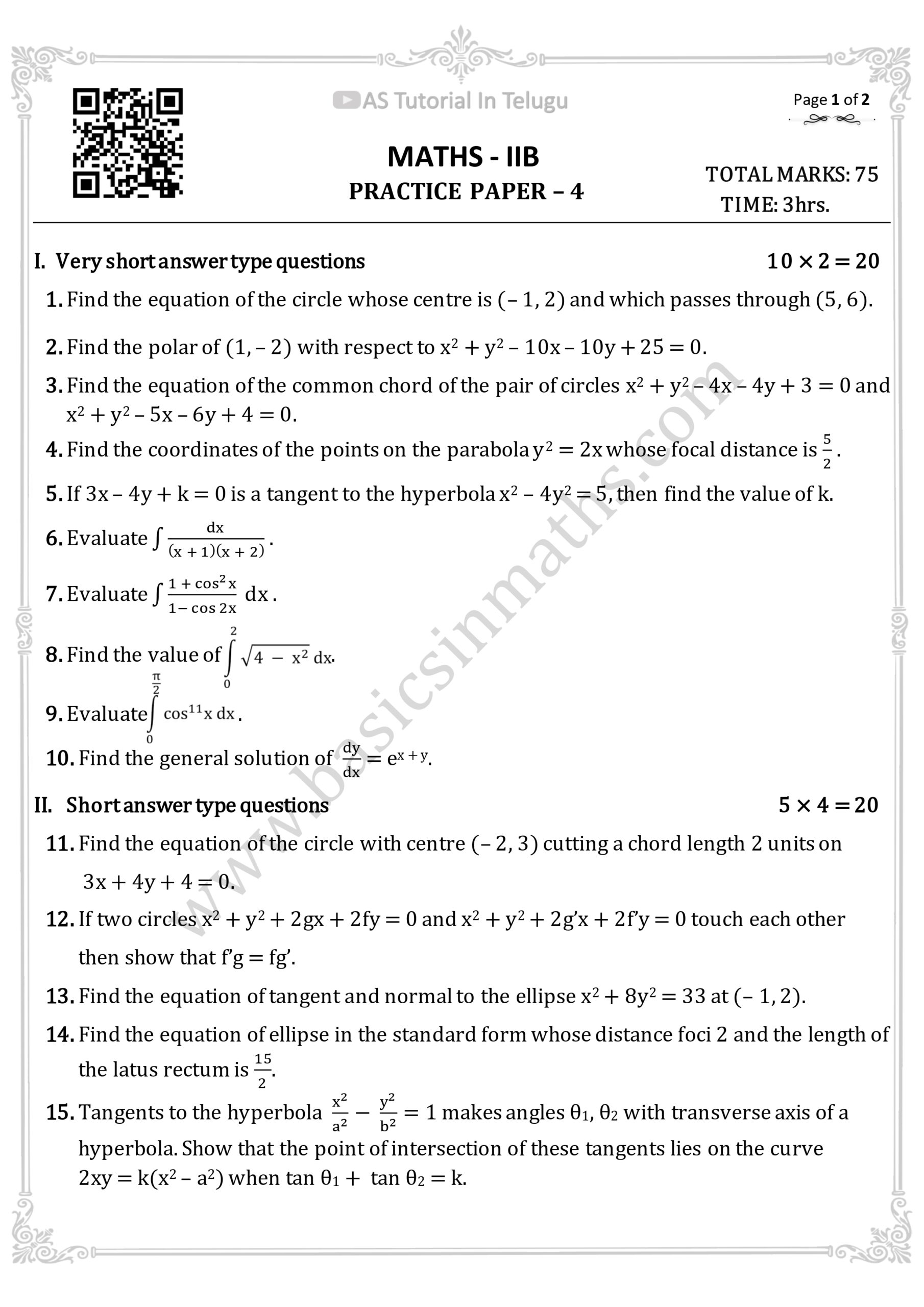 Maths 2B Sample Paper 4 By Satyam_page-0001
